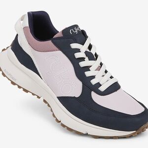 Ryka Women's Navy, Lilac, and Pale Pink Sneakers